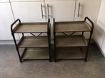 2 keuken trolleys rekjes kastje industrieel, Huis en Inrichting, Ophalen, Zo goed als nieuw