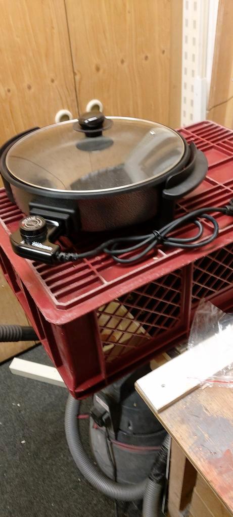 Z.g.a.n. Tristar Hapjespan - 31cm, Witgoed en Apparatuur, Grillplaten, Zo goed als nieuw, Ophalen