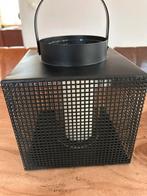 Windlicht met kaars, Ophalen, Overige materialen, Zwart, Zo goed als nieuw