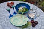 Keramische schaal vis in kleuren turquoise- groen blauw, Antiek en Kunst, Ophalen of Verzenden