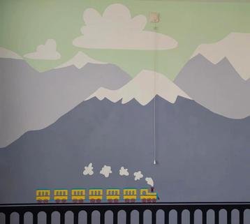 Muurschildering/ mural / custom in opdracht beschikbaar voor biedingen