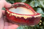 Bonsai schaal Ossenbloed rood geglazuurd 13,6x9,7x4,8, Ophalen of Verzenden, Zo goed als nieuw, Minder dan 25 cm, Overige vormen
