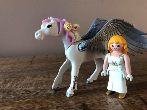 Playmobil Pegasus vliegend paard, Kinderen en Baby's, Speelgoed | Playmobil, Zo goed als nieuw, Ophalen