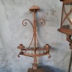 Brocante roest metalen muurkandelaar kandelaar *Etage3*, Gebruikt, ., Ophalen of Verzenden, .