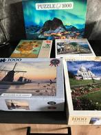 5 puzzels, Hobby en Vrije tijd, Denksport en Puzzels, Ophalen of Verzenden, 500 t/m 1500 stukjes, Gebruikt, Legpuzzel