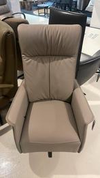 Relaxfauteuil Flex 3-332 in Medium | gasveer, Ophalen, Minder dan 75 cm, Nieuw, Leer