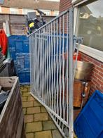 2 Kenneldelen / Hekdelen, Ophalen, Met poort, Gebruikt, Spijlenhekwerk