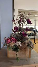 Bloembakken kunstbloemen 2 stuks, Huis en Inrichting, Woonaccessoires | Kunstplanten en Kunstbloemen, Ophalen, Gebruikt, Binnen