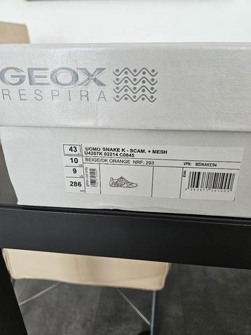 ademende herensneakers merk Geox