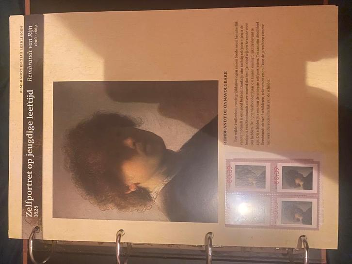 Postzegels collectie Rembrandt en zijn leerlingen, Postzegels en Munten, Postzegels | Nederland, Postfris, Na 1940, Ophalen of Verzenden