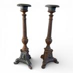 Gietijzeren Kandelaars, Antiek en Kunst, Curiosa en Brocante, Ophalen of Verzenden