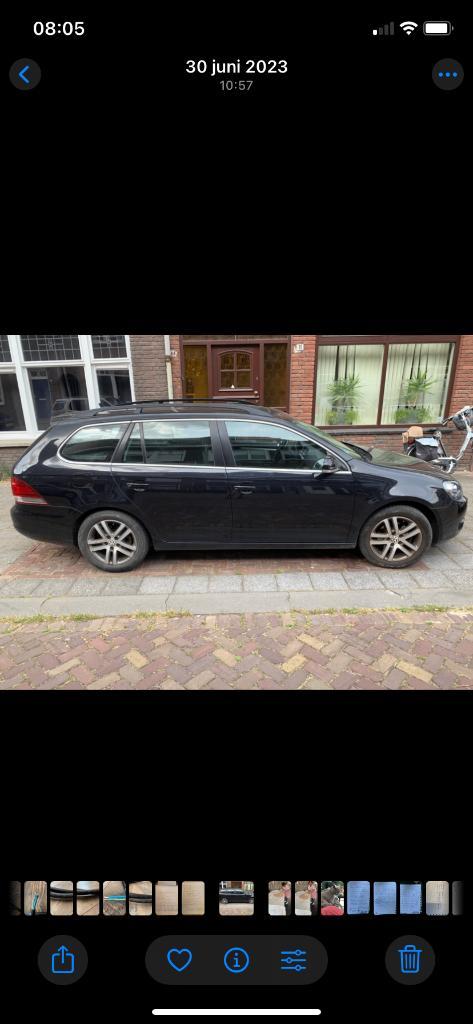 Volkswagen Golf 1.2 TSI 77KW Variant 2011 Zwart, Auto's, Volkswagen, Particulier, Golf, ABS, Achteruitrijcamera, Airbags, Airconditioning
