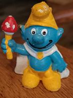 Vintage koning smurf. Jaren 80. Schleich., Ophalen, Gebruikt