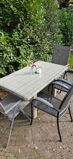 Wicker Tuinset - 4 Zitplaatsen, Ophalen, 4 zitplaatsen, Gebruikt, Wicker