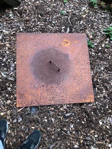 Afdekplaat vuurschaal - robuust staal beschikbaar voor biedingen