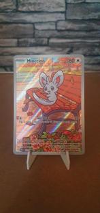 Pokémon Black Bolt Minccino Illustration Rare #152/#086, Ophalen of Verzenden, Nieuw, Losse kaart, Foil