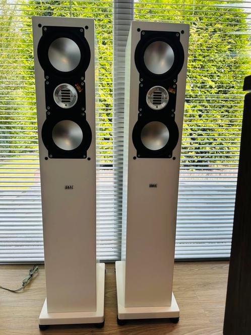 Elac luidsprekers, Audio, Tv en Foto, Luidsprekers, Zo goed als nieuw, Front, Rear of Stereo speakers, 120 watt of meer, Overige merken