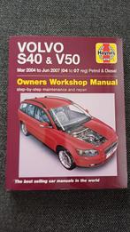 Werkhandboek Volvo S40 en V50 zgan Haynes, Ophalen of Verzenden, Zo goed als nieuw, Volvo