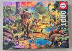 Dino puzzel 1000 stukjes, Ophalen of Verzenden, 500 t/m 1500 stukjes, Zo goed als nieuw, Legpuzzel