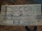 Bouwtekening Hr Ms Poolster, Hobby en Vrije tijd, Modelbouw | Boten en Schepen, Ophalen of Verzenden, Gebruikt, 1:50 tot 1:200