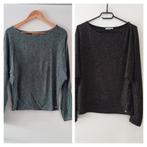 Cotton club trui sweater zwart en groen mt xs, Maat 34 (XS) of kleiner, Ophalen of Verzenden, Zwart
