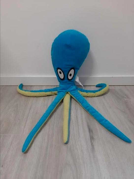 Knuffel Ikea octopus inktvis korall blackfisk K7882, Kinderen en Baby's, Speelgoed | Knuffels en Pluche, Zo goed als nieuw, Beer