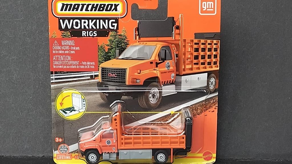 GMC Highway Services Matchbox Working Rigs Pol, Nieuw, Ophalen of Verzenden, Mattel, Bus of Vrachtwagen