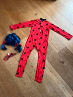 Ladybug verkleedkleren met pruik, Ophalen, Zo goed als nieuw, 122 t/m 128, Jongen of Meisje