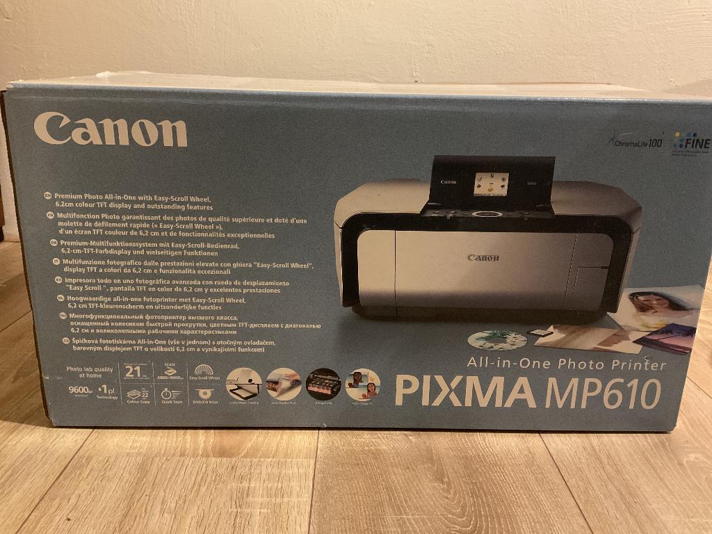 Canon pixma mp610 foto printer, scanner kopieer, gratis inkt, Computers en Software, Ophalen, Kleur printen, Gebruikt, Canon