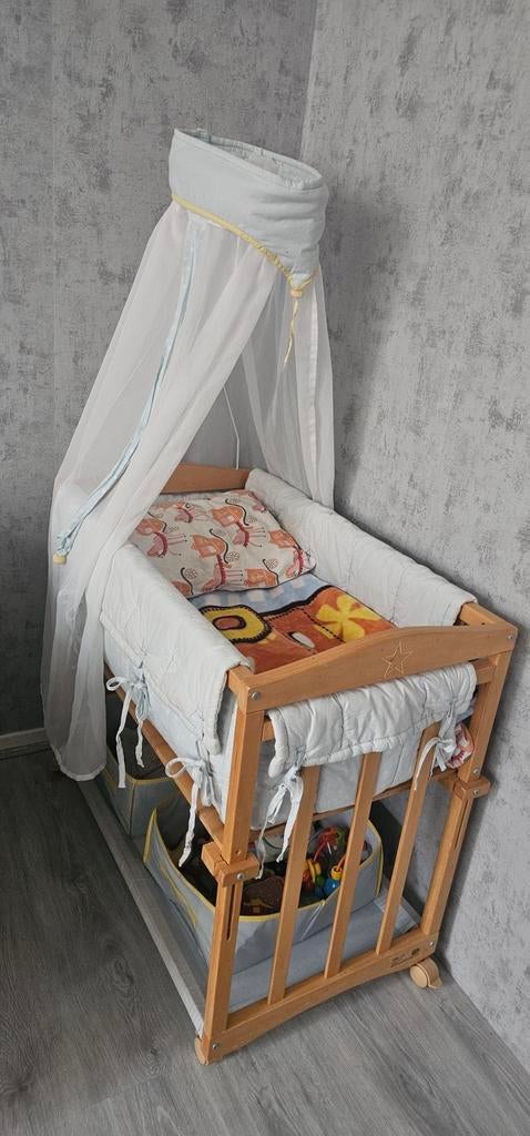Babybed, Ophalen, Gebruikt, Minder dan 140 cm, Matras