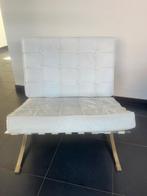 Barcelona Chair, Huis en Inrichting, Stoelen, Ophalen, Gebruikt, Wit, Eén