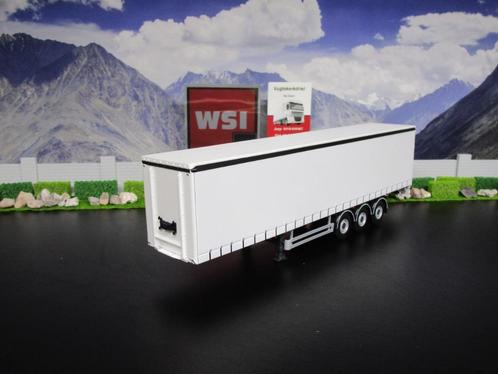 Wsi 03-1068 White Line , Schuifzeilen Oplegger 3as., Hobby en Vrije tijd, Modelauto's | 1:50, Nieuw, Bus of Vrachtwagen, Wsi, Ophalen