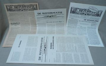   De Reformatie (4 oude gelezen kranten in 1 koop) beschikbaar voor biedingen