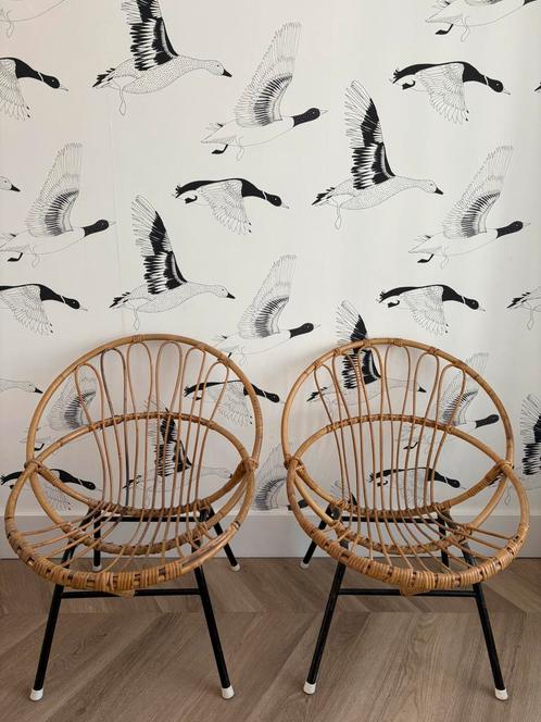 Rohe stoelen | vintage rotan stoelen | kinderstoel | stoel, Huis en Inrichting, Stoelen, Ophalen of Verzenden