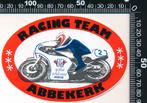 Sticker: Racing Team Abbekerk, Ophalen of Verzenden, Zo goed als nieuw, Auto of Motor