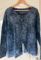 Blauwe boho trui Elisa Calvaletti maat L, Verzenden
