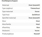 Ruwe Vuren Lat 6 stuks 46x74mm 270cm, Ophalen, 25 tot 50 mm, Zo goed als nieuw, 250 tot 300 cm