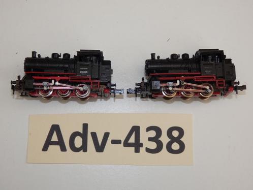 Adv-438 N Spoor Stoomtenderlocomotief 2043 Minitrix, Hobby en Vrije tijd, Modeltreinen | N-Spoor, Gebruikt, Locomotief, Gelijkstroom