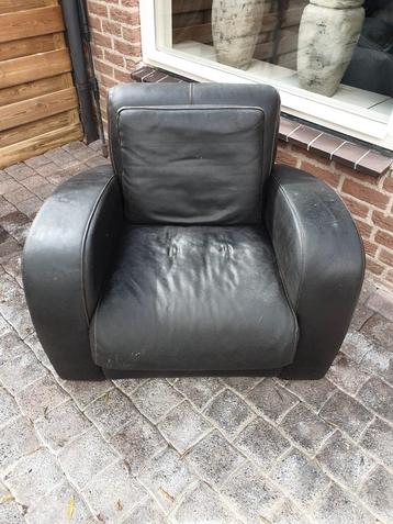 Leren fauteuil beschikbaar voor biedingen