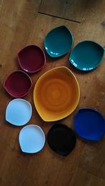 Super mooi gebaksstel, jaren 60/70, Ophalen of Verzenden, Zo goed als nieuw, Bord