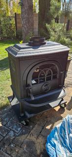 Jotul F8 Klassiek houtkachel als nieuw!, Huis en Inrichting, Kachels, Houtkachel, Ophalen of Verzenden, Zo goed als nieuw, Vrijstaand