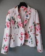 Dames colbert/jasje gebloemd one size, Kleding | Dames, Overige kleuren, Maat 42/44 (L), Ophalen of Verzenden, Jasje
