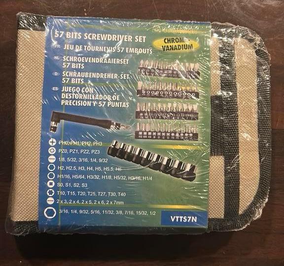 Nieuw! Velleman VTTS7N 57-delige schroevendraaierset, Doe-het-zelf en Verbouw, Gereedschap | Handgereedschap, Nieuw, Ophalen of Verzenden