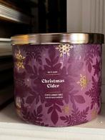 Bath & Body works kaars, Christmas Cider, nieuw, 3-wick, Huis en Inrichting, Woonaccessoires | Kandelaars en Kaarsen, Overige materialen