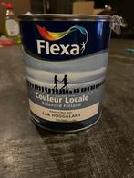 Flexa lak hoogglans, Doe-het-zelf en Verbouw, Verf, Beits en Lak, Ophalen of Verzenden, Zo goed als nieuw, Lak, Grijs
