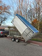 Twintrailer kieper combi aanhanger, Ophalen of Verzenden, Zo goed als nieuw