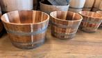 Houten Bloembak Acacia - Diverse Maten, Ophalen, Minder dan 30 cm, Minder dan 60 cm, Rond