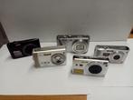 Lot fototoestellen Olympus Nikon Panasonic Sony, 14 Megapixel, Verzenden, Compact, Zo goed als nieuw