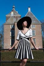 Karen Millen Zwart Wit Jurk, Maat 38/40 (M), Karen Millen, Zwart, Ophalen of Verzenden