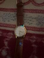 Vintage prisma (incabloc) polshorloge, Sieraden, Tassen en Uiterlijk, Horloges | Antiek, 1930 tot 1960, Goud, Ophalen, Overige merken